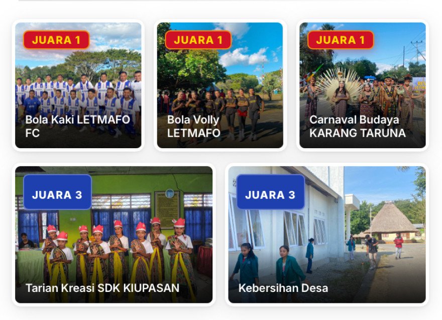 DESA LETMAFO BORONG JUARA DALAM PERLOMBAAN TINGKAT KECAMATAN INSANA TENGAH